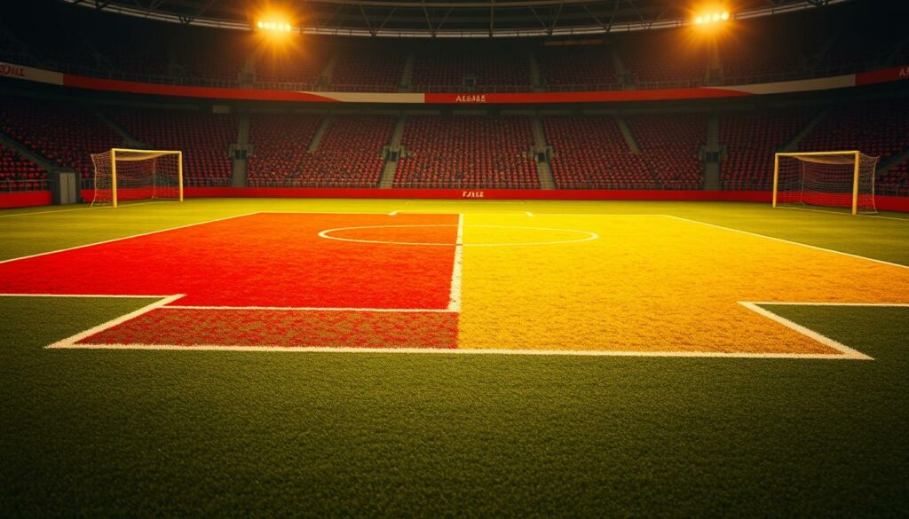 was ist der unterschied zwischen roter und gelber penalty area?