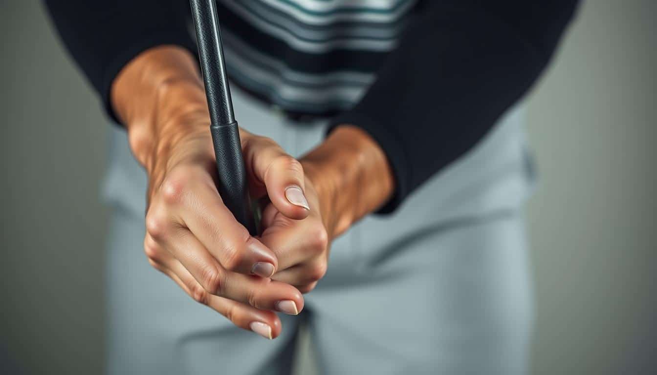 wie hält man einen golfschläger