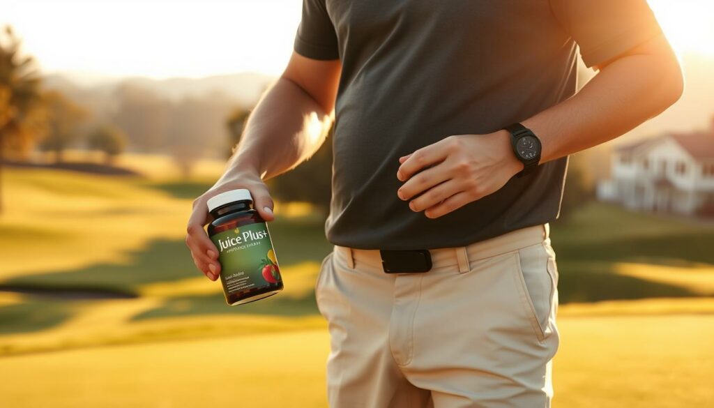 Tägliche Routine Golfer