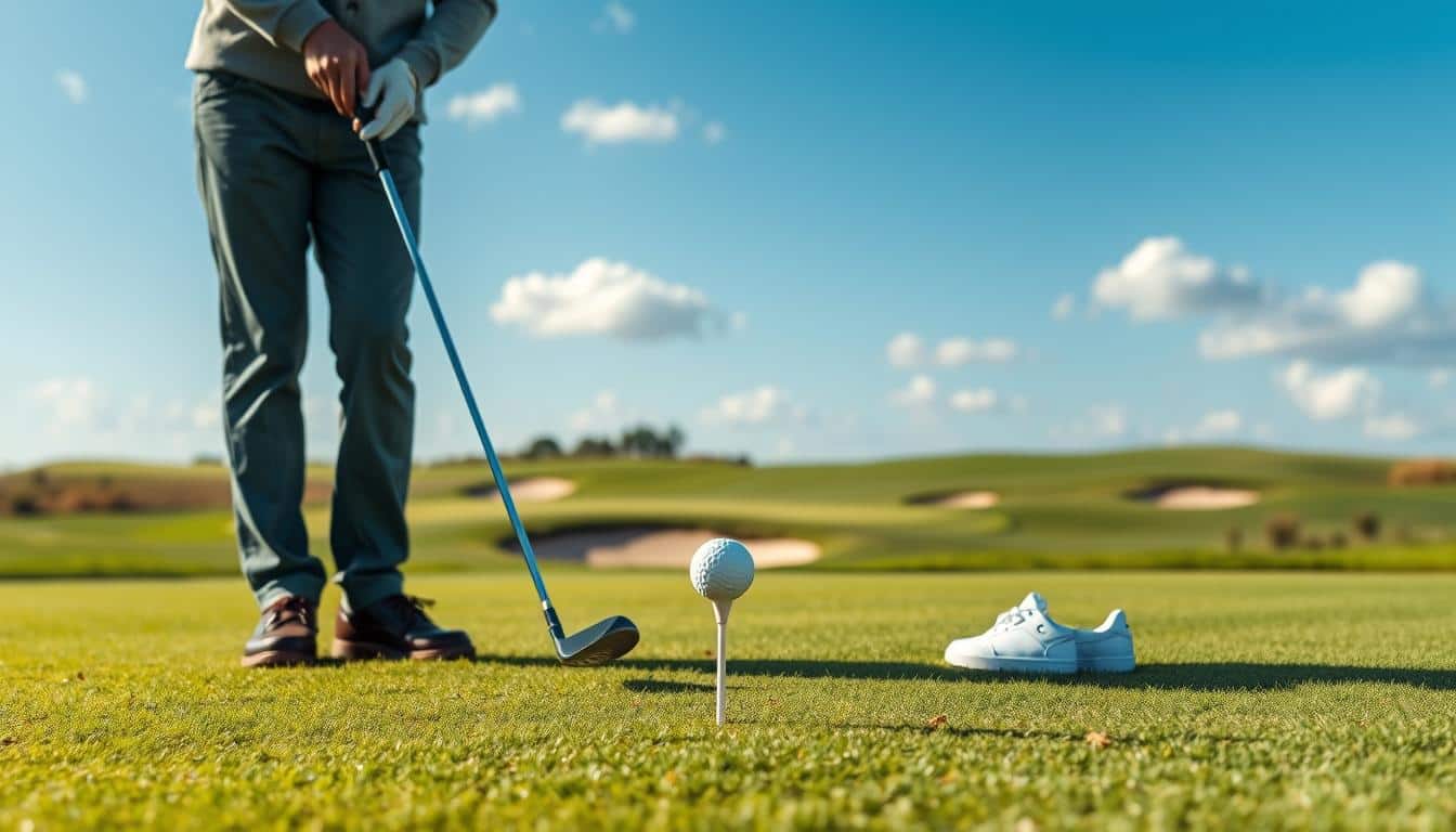 Ausrichten und Zielen beim Golf