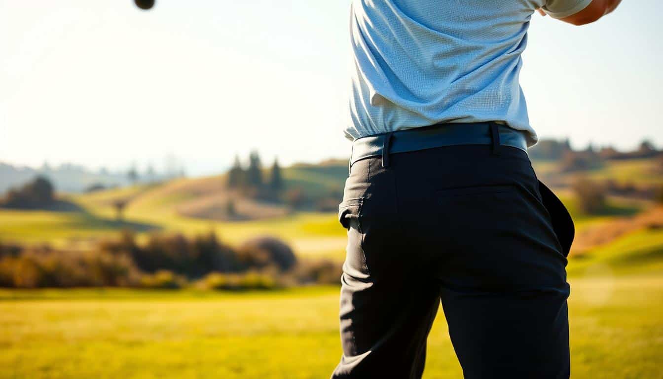 Becken und Hüfte im Golfschwung: Drehen, nicht schieben!