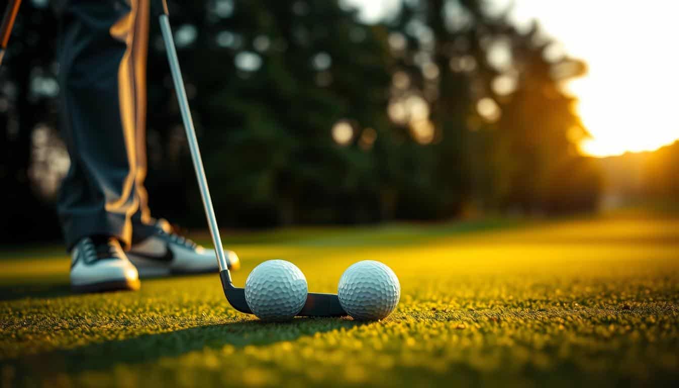 Die Schlagfläche beim Putten: Zwei Bälle gleichzeitig putten