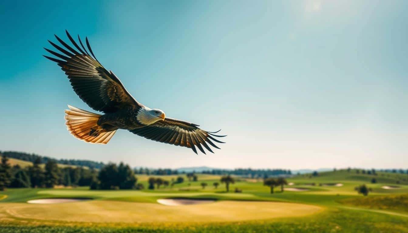 Eagle beim Golf