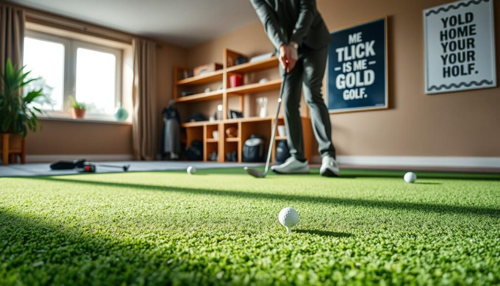 Golf-Abschlagmatte für den Heimgebrauch