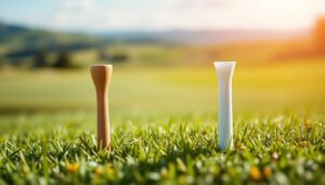 Golf-Tee: Holz oder Plastik – Was ist besser?