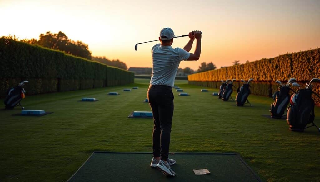 Golf-Training auf der Driving Range