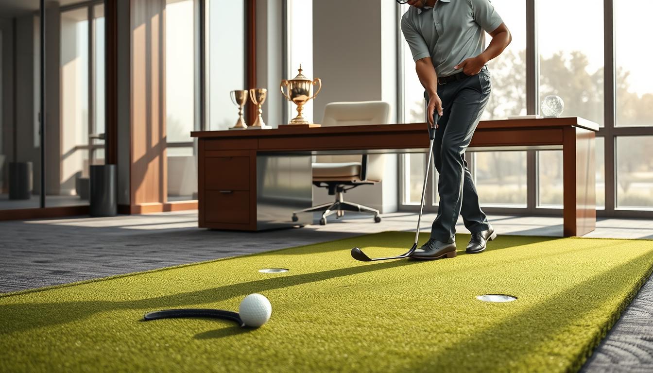 Luxus-Puttingmatte mit einstellbaren Breaks