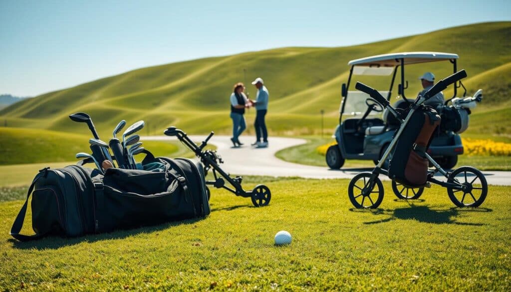 Tragetasche, Trolley, Golfcart – Was Du wann verwenden solltest